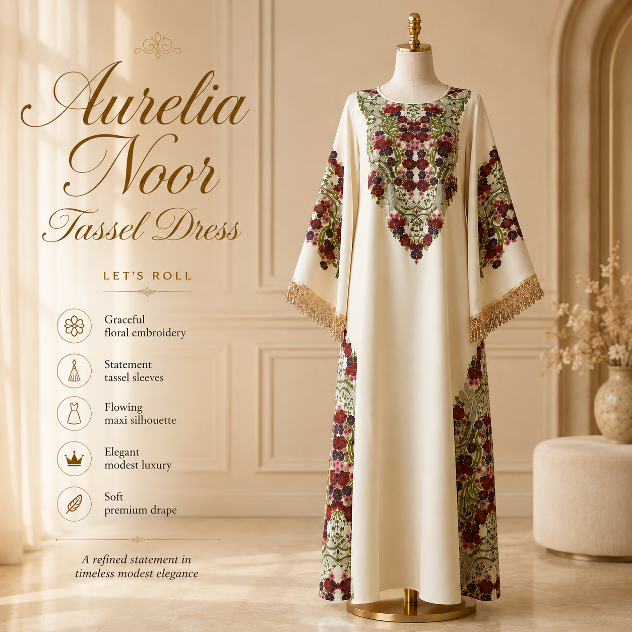 Aurelia Noor Tassel Dress