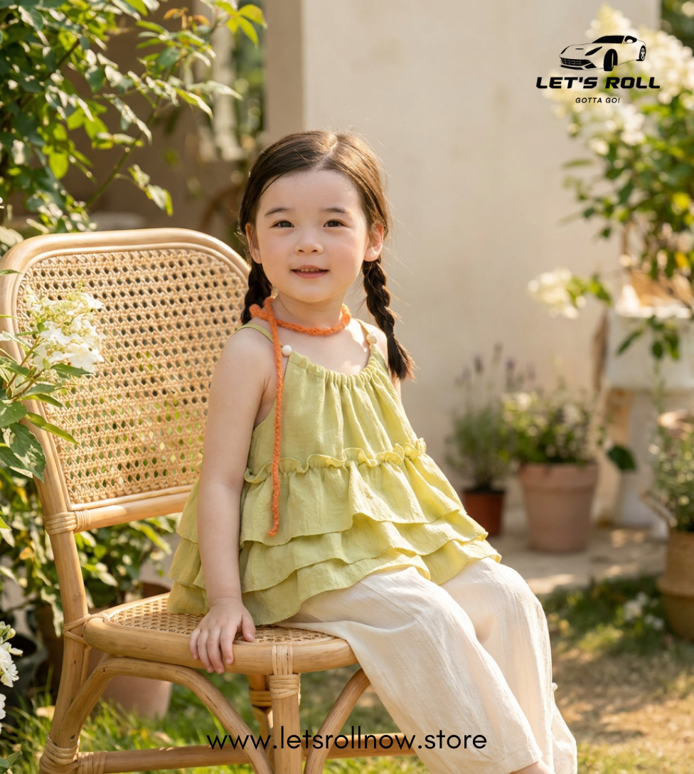 LetsRol Luxury Summer Girls Co-Ord Set