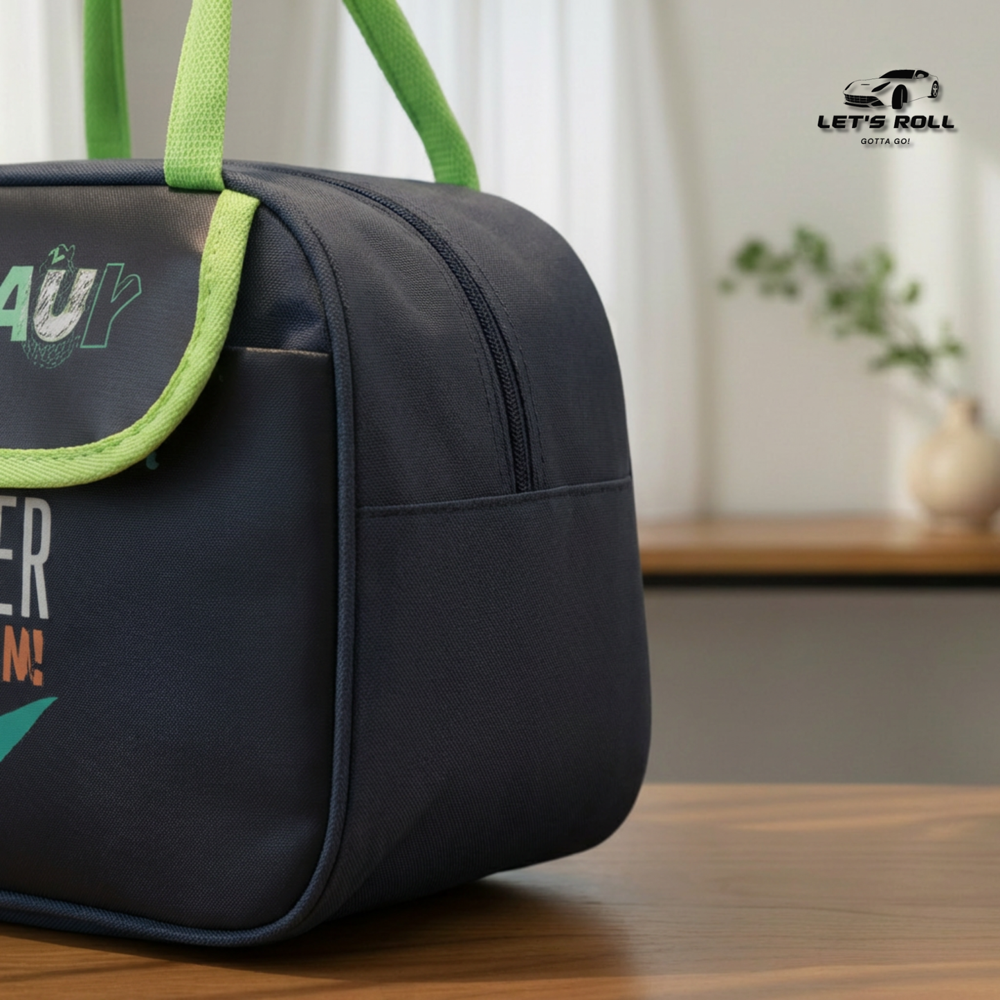 Kids Dinosaur Lunch Bag | Insulated Food Carry Bag | Waterproof & Lightweight | Unisex