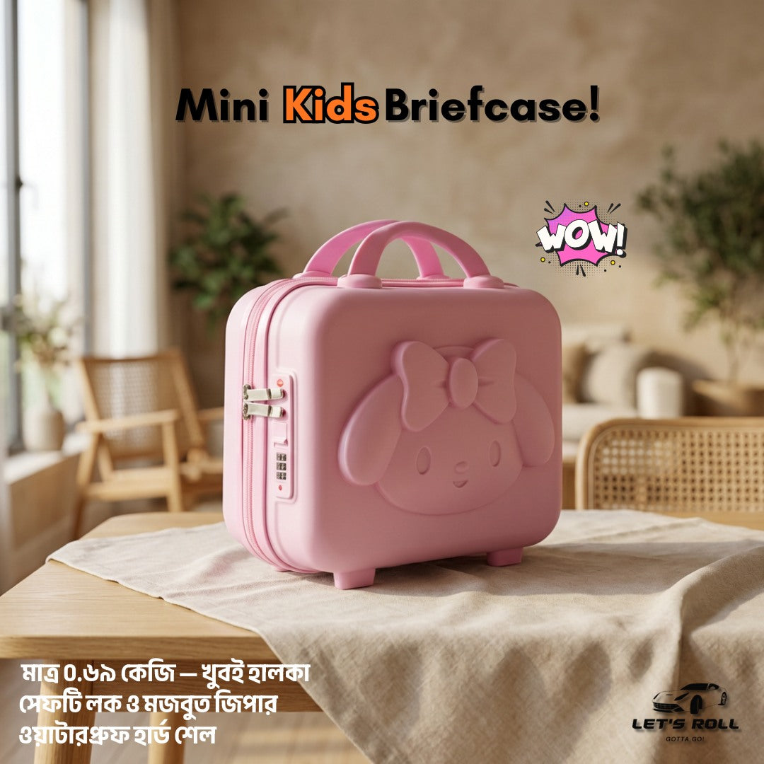 Kids Smart Storage Suitcase – কিউট কার্টুন ট্রাভেল বক্স