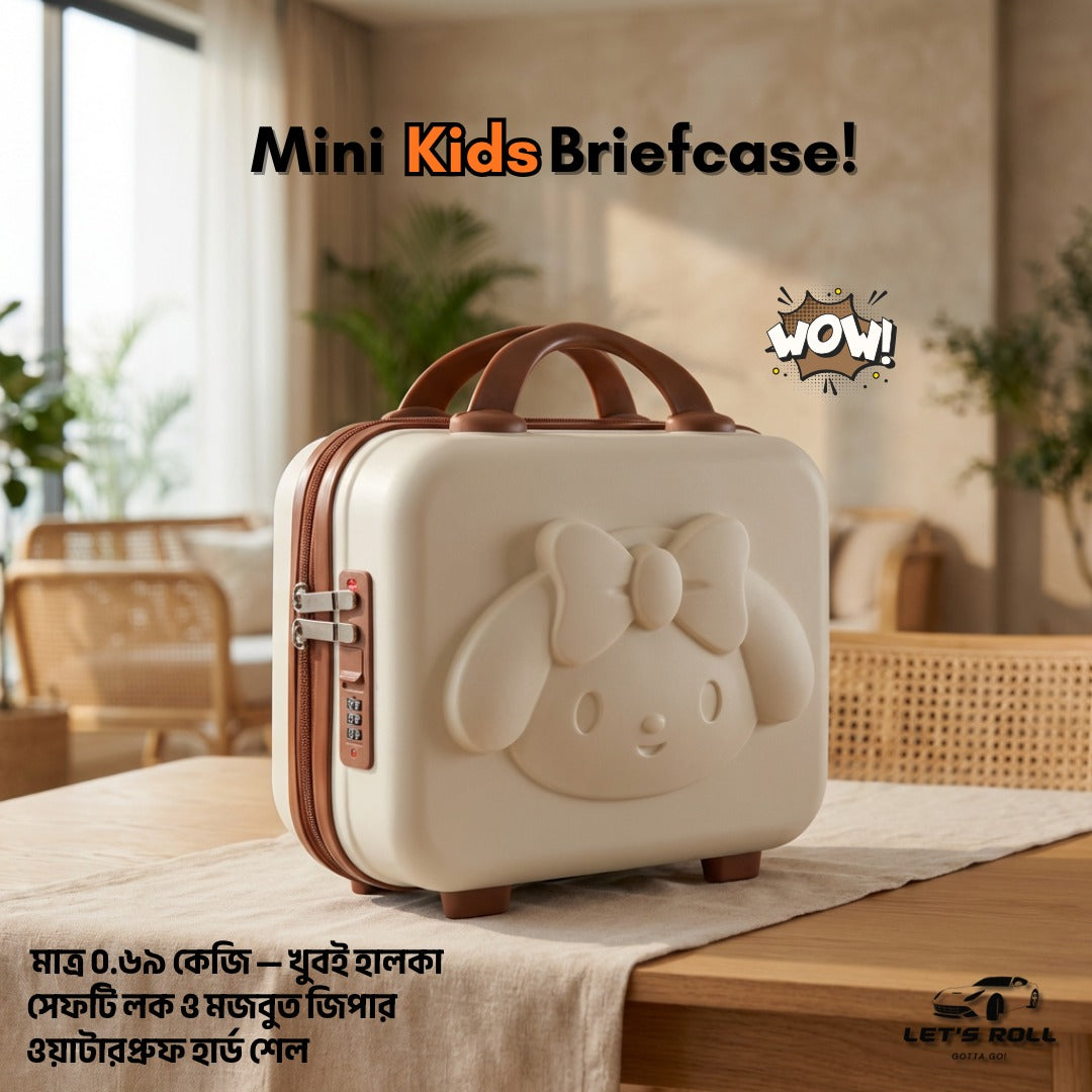 Kids Smart Storage Suitcase – কিউট কার্টুন ট্রাভেল বক্স
