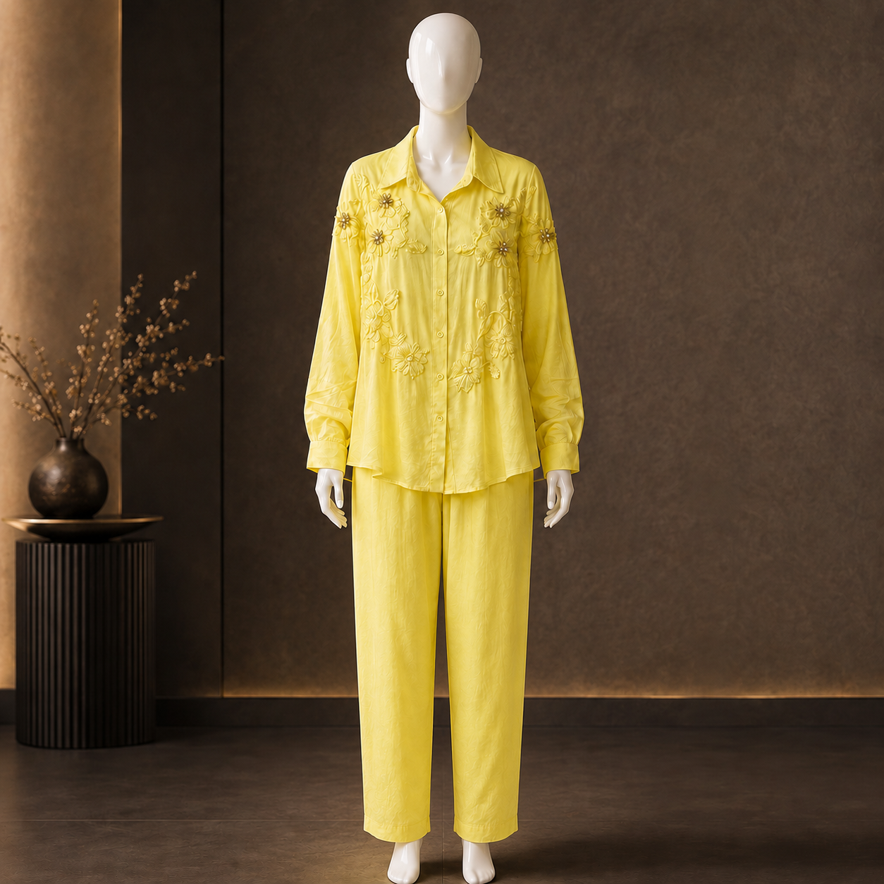 Velora Embroidery Co-ord Set
