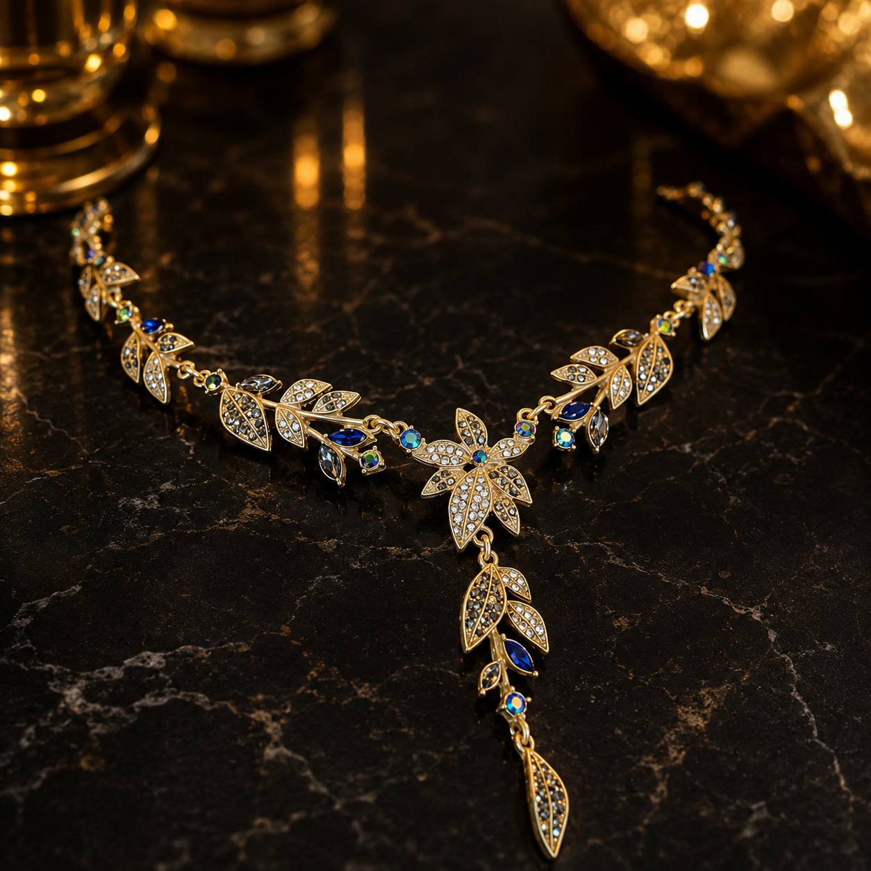 Rosavelle Imperial Diamond Rhinestone Jewellery Suite