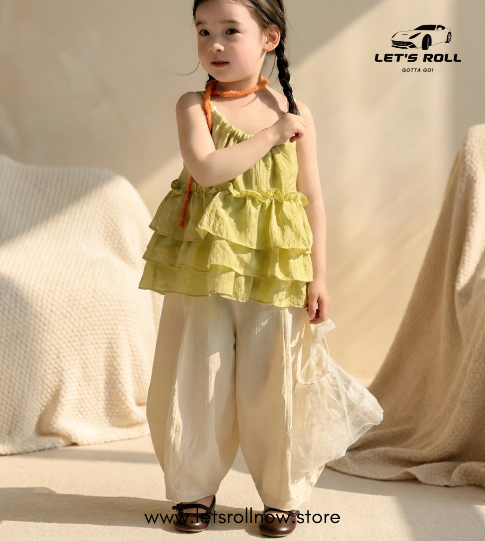 LetsRol Luxury Summer Girls Co-Ord Set