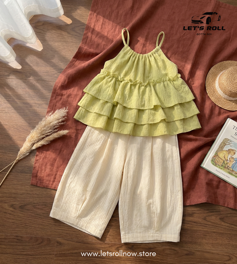 LetsRol Luxury Summer Girls Co-Ord Set