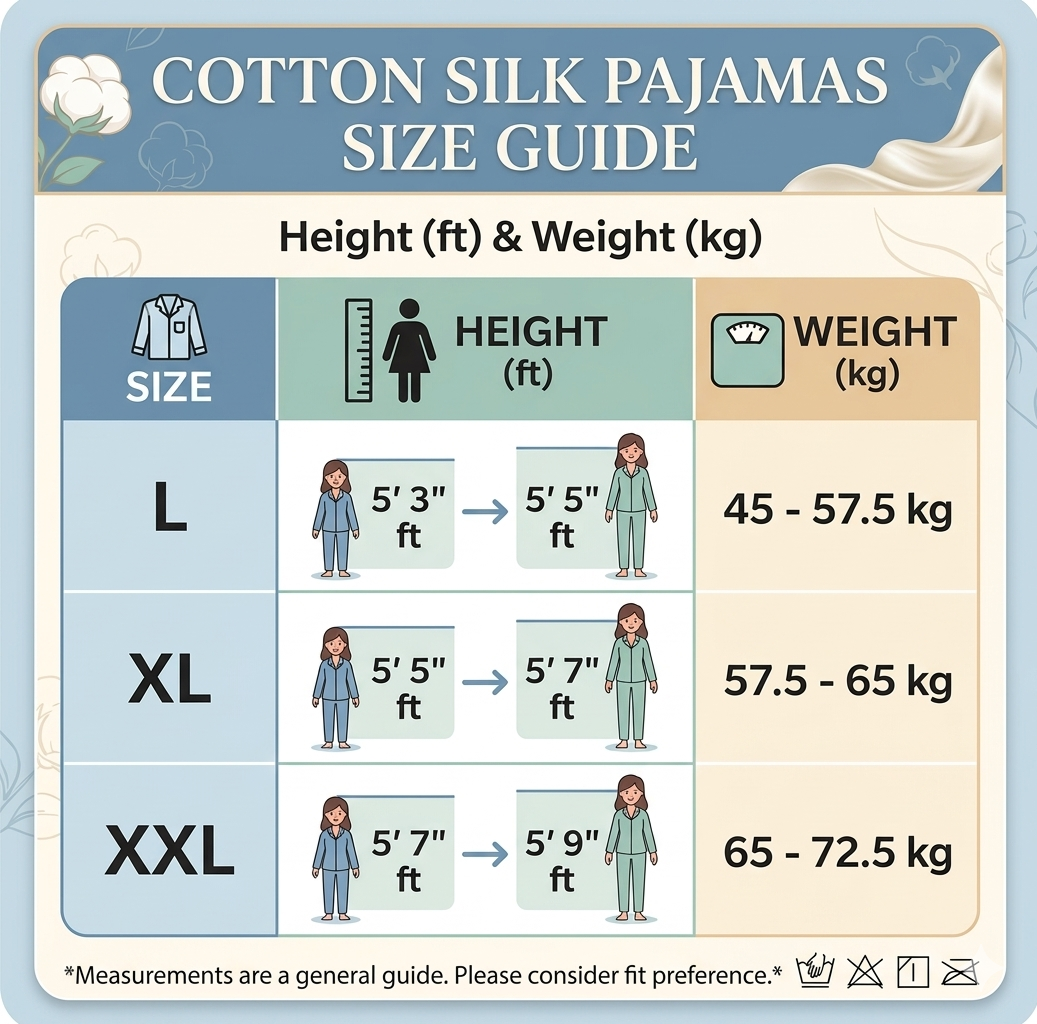 Premium Cool Cotton Silk Relax Set (Built-in Pad) – Summer Comfort Nightwear | LetsRoll