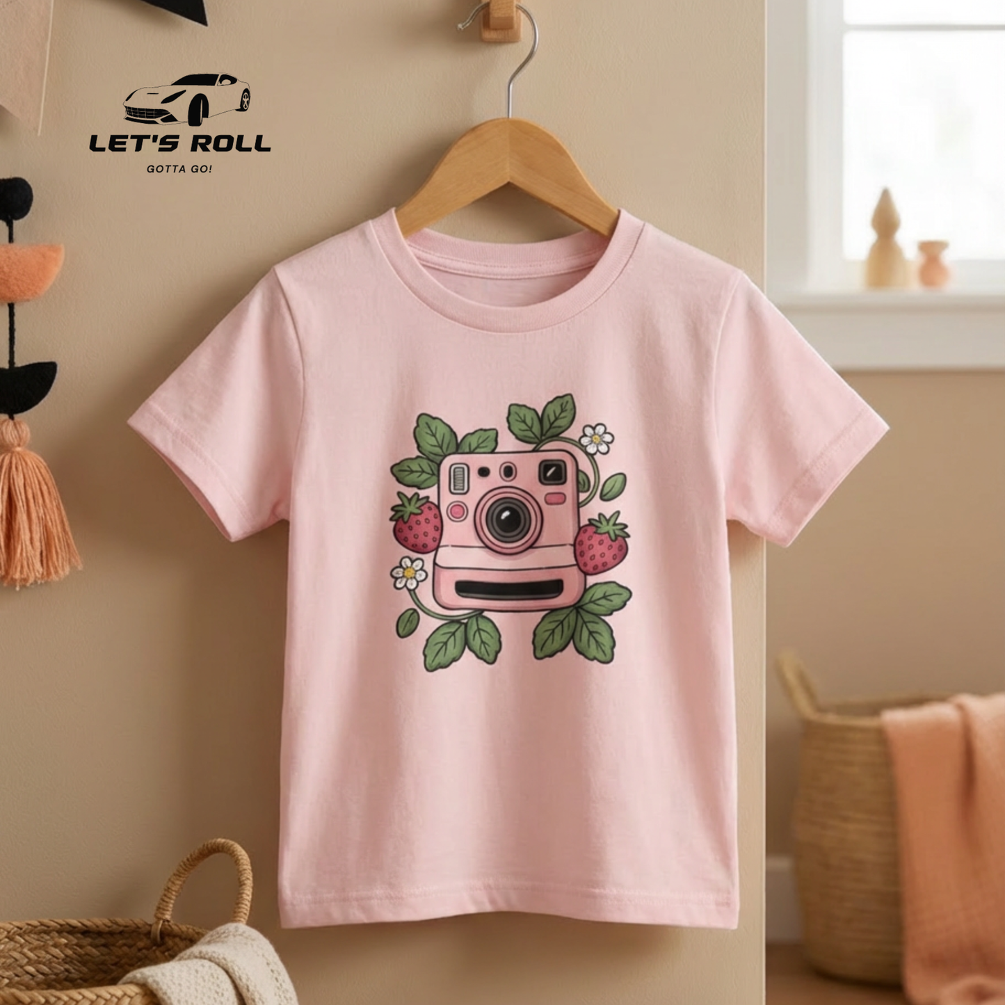 Kids Camera Print Cotton T-Shirt (Unisex) | আরামদায়ক ও স্টাইলিশ কিডস ডেইলি ও ক্যাজুয়াল ওয়্যার