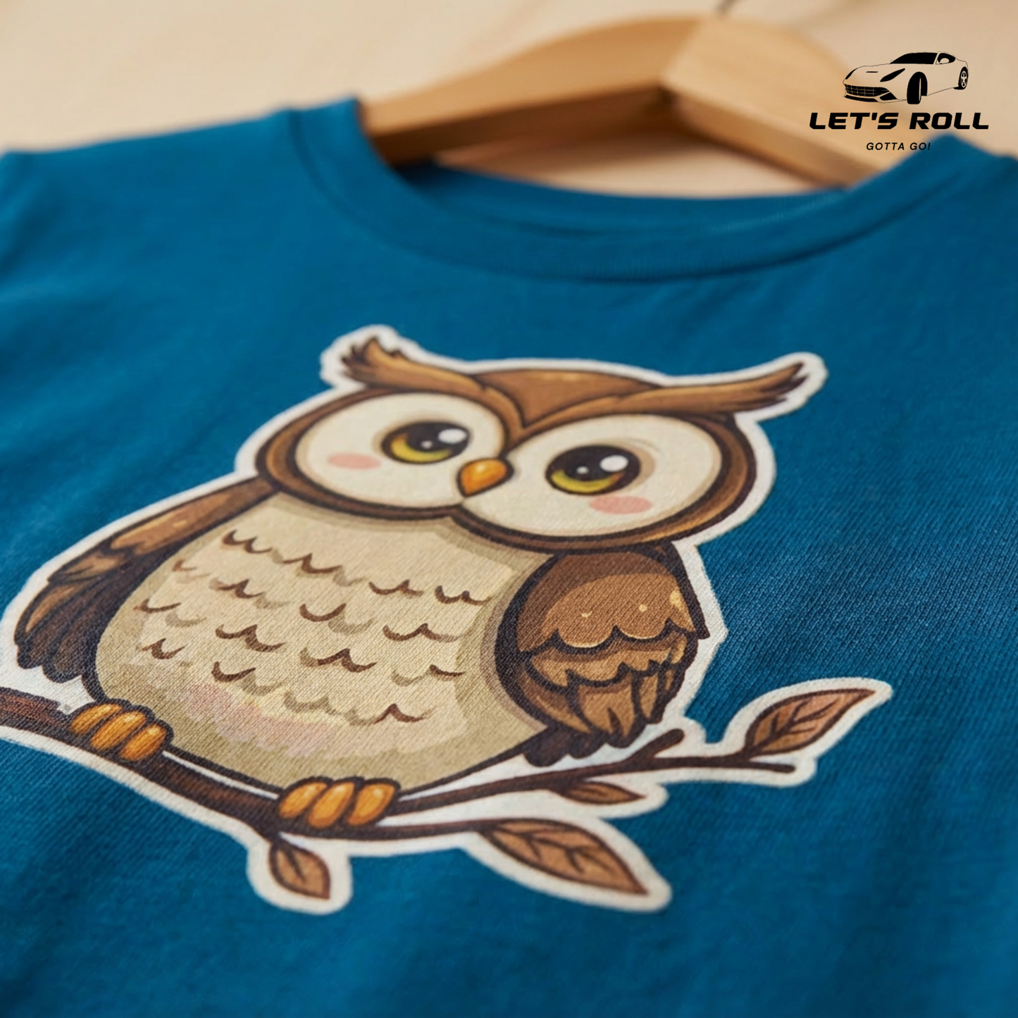 Kids Cute Owl Print Cotton T-Shirt (Unisex) | আরামদায়ক ও স্টাইলিশ কিডস ডেইলি ও ক্যাজুয়াল ওয়্যার