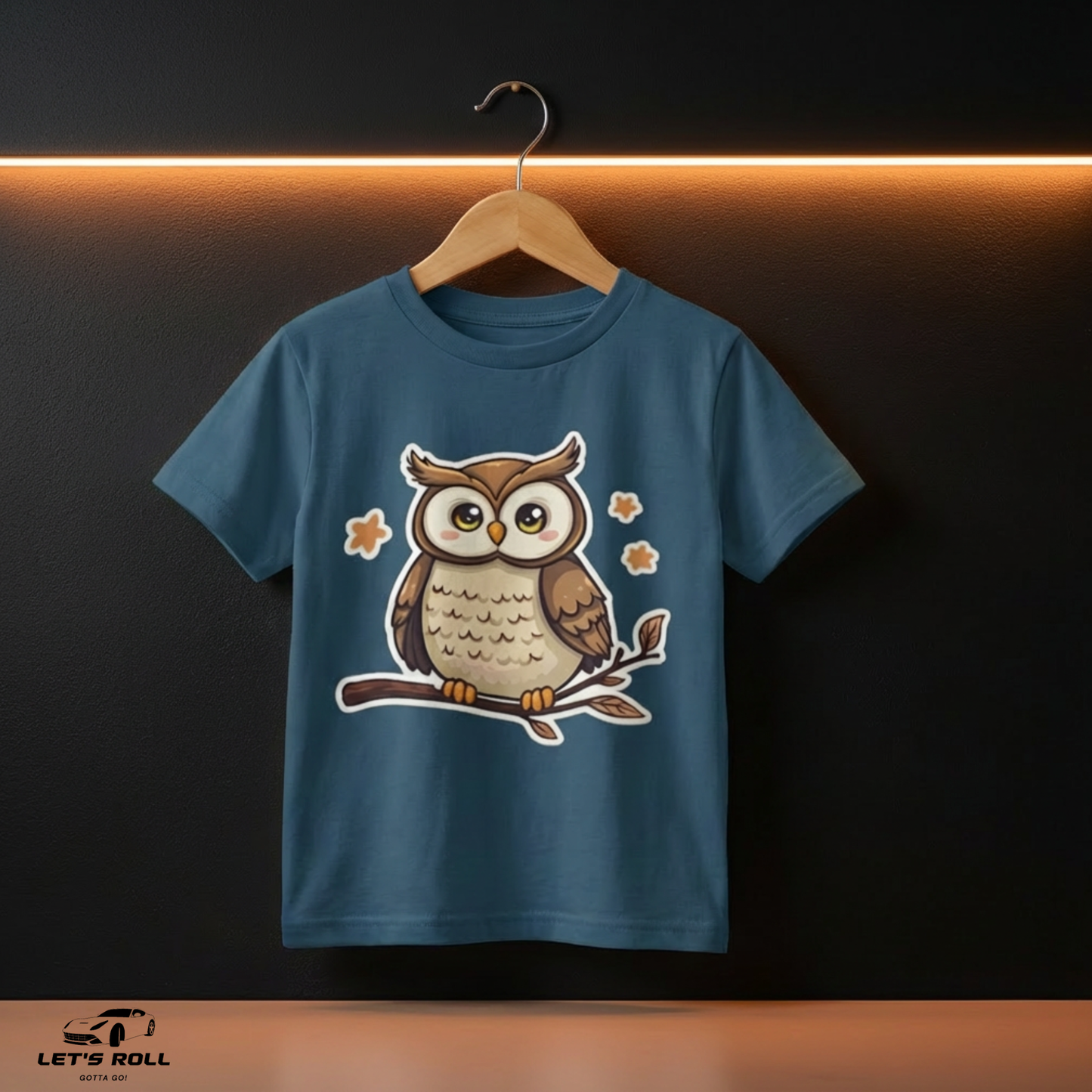Kids Cute Owl Print Cotton T-Shirt (Unisex) | আরামদায়ক ও স্টাইলিশ কিডস ডেইলি ও ক্যাজুয়াল ওয়্যার