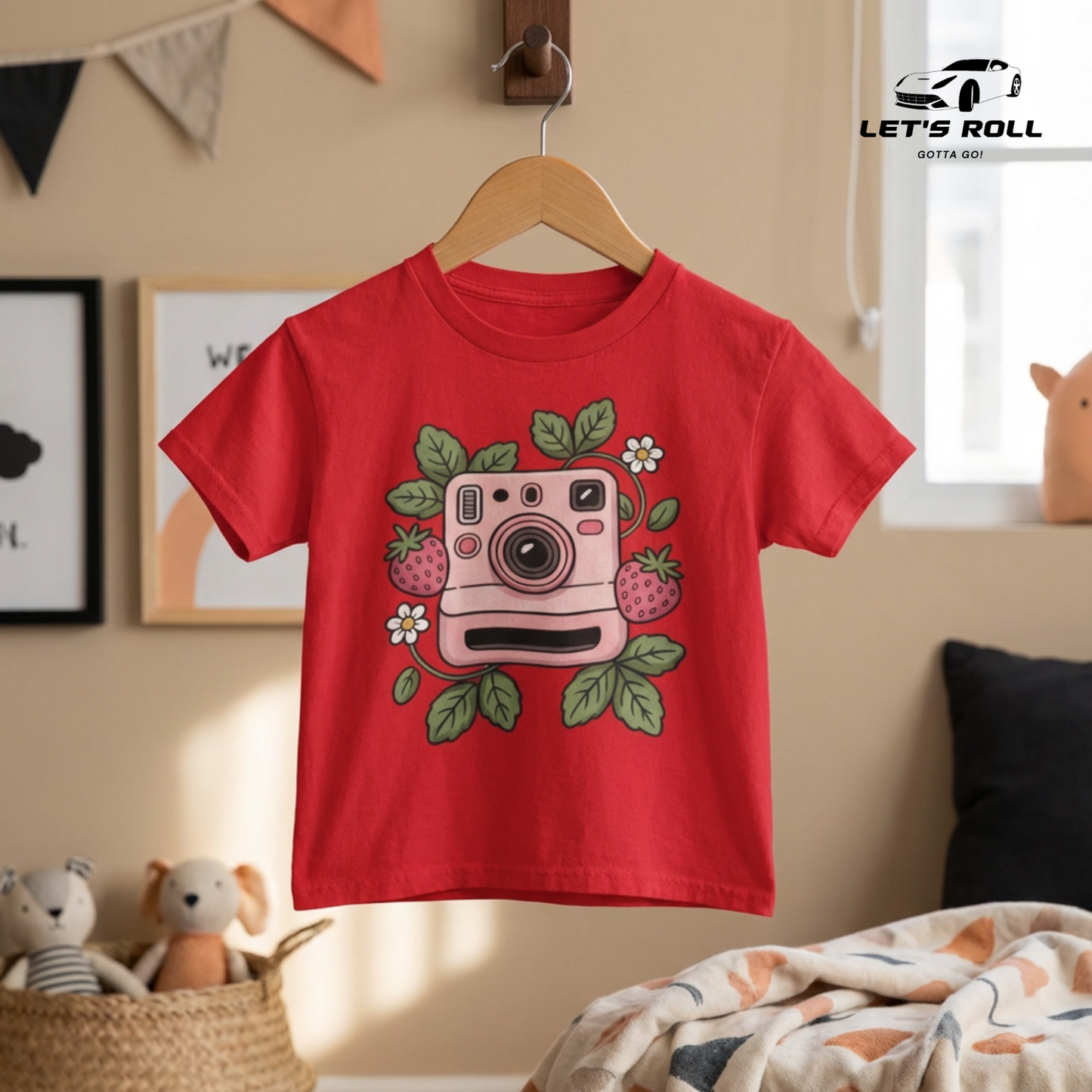 Kids Camera Print Cotton T-Shirt (Unisex) | আরামদায়ক ও স্টাইলিশ কিডস ডেইলি ও ক্যাজুয়াল ওয়্যার