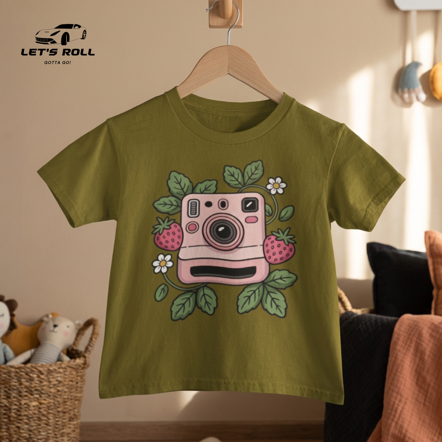 Kids Camera Print Cotton T-Shirt (Unisex) | আরামদায়ক ও স্টাইলিশ কিডস ডেইলি ও ক্যাজুয়াল ওয়্যার