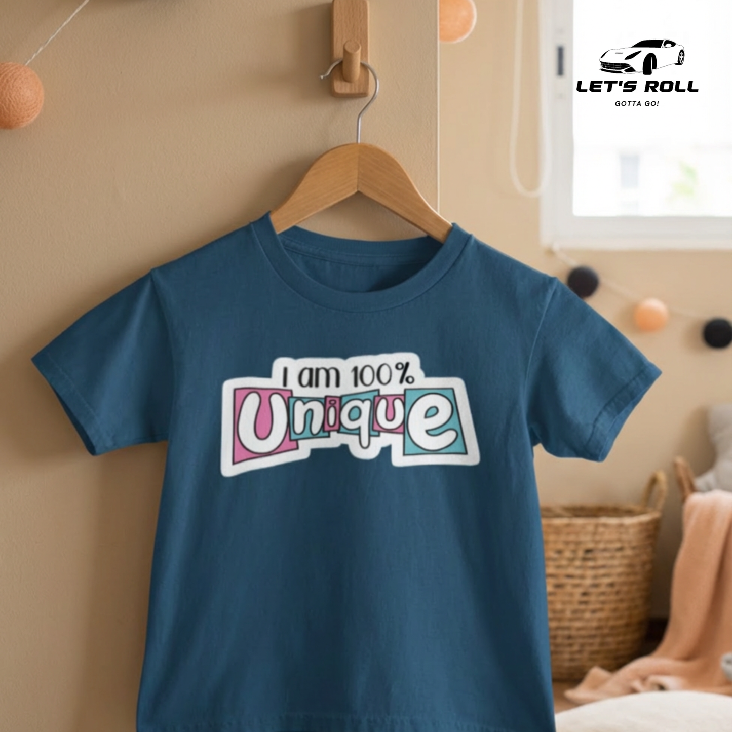 Kids “I Am 100% Unique” Cotton T-Shirt (Unisex) | আরামদায়ক ও স্টাইলিশ কিডস ডেইলি ও ক্যাজুয়াল ওয়্যার