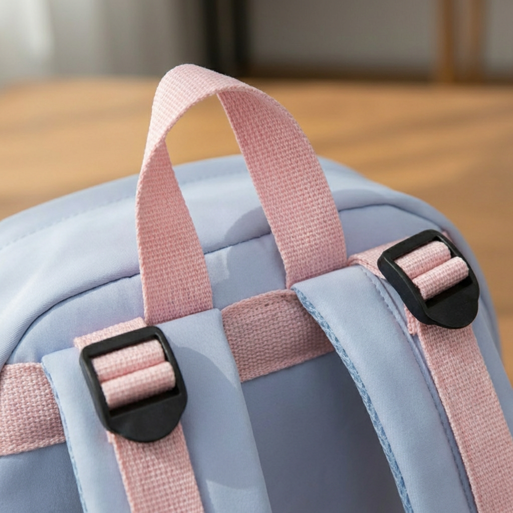 Kids Cartoon Backpack | Cute School Bag with Teddy Charm | Lightweight & Durable | Papa's Princess