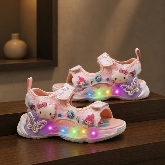 LumiBelle Glow-Step Sandals
