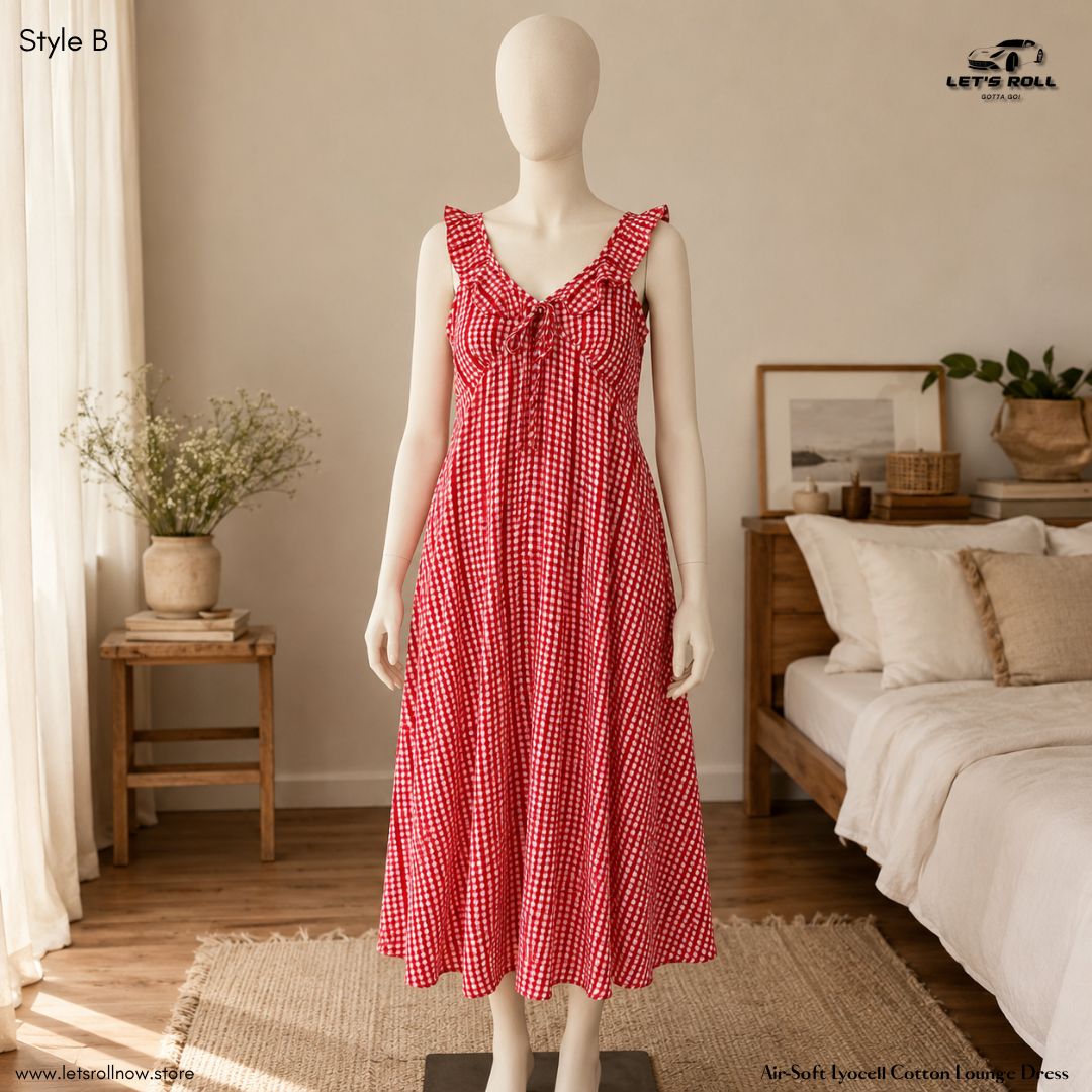 Air-Soft Lyocell Lounge Dress - One Size for All