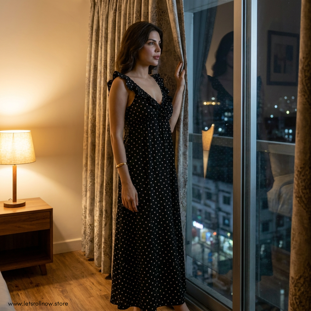 Air-Soft Lyocell Lounge Dress - One Size for All