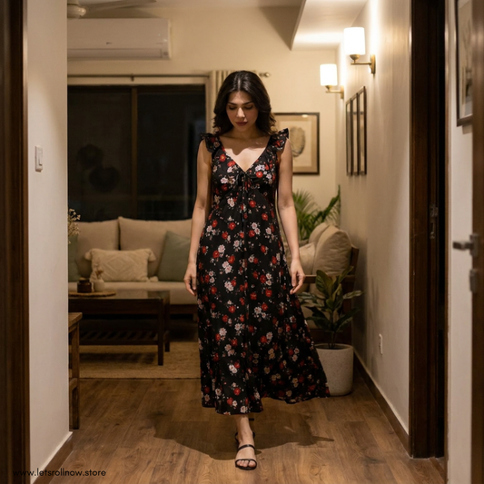 Air-Soft Lyocell Lounge Dress - One Size for All