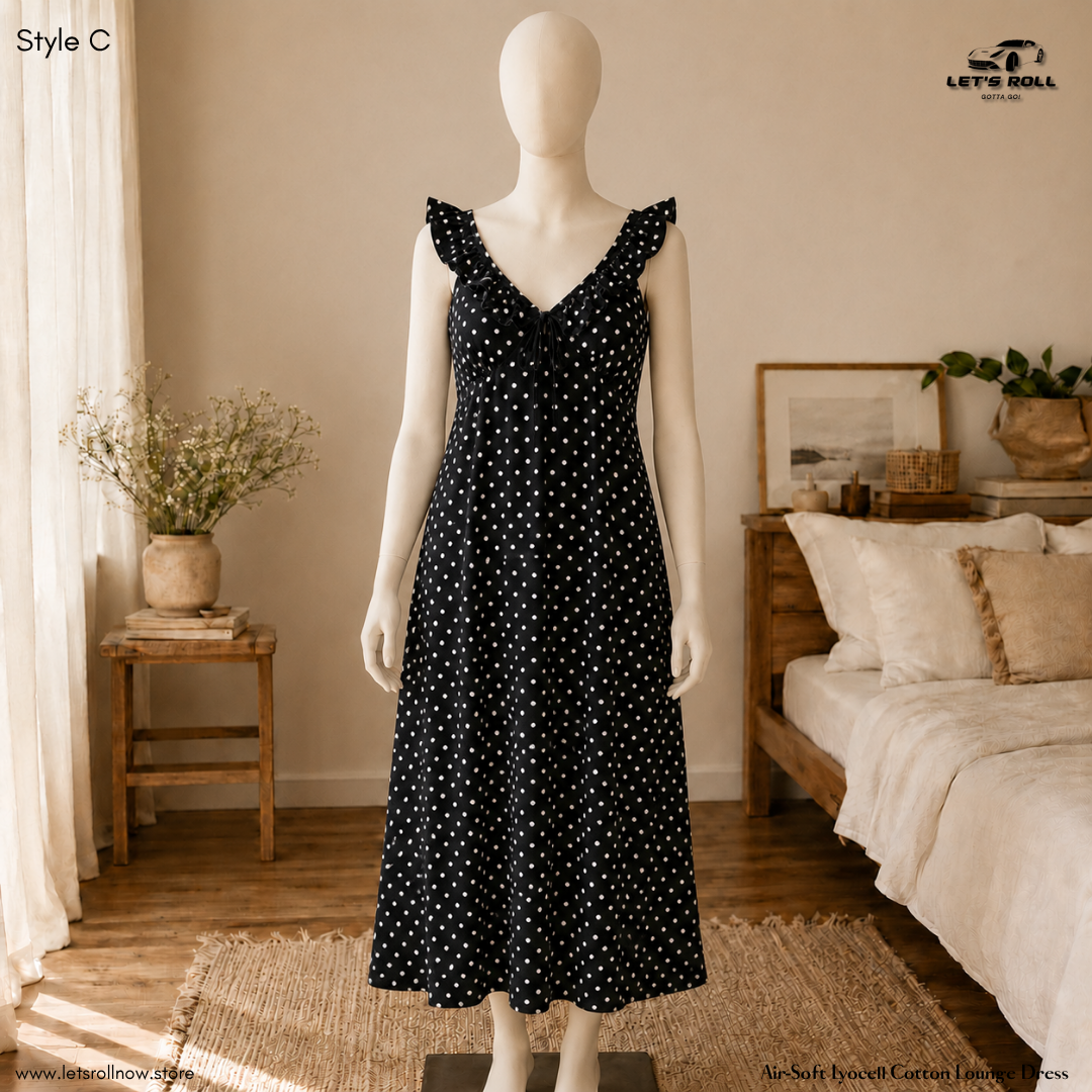Air-Soft Lyocell Lounge Dress - One Size for All