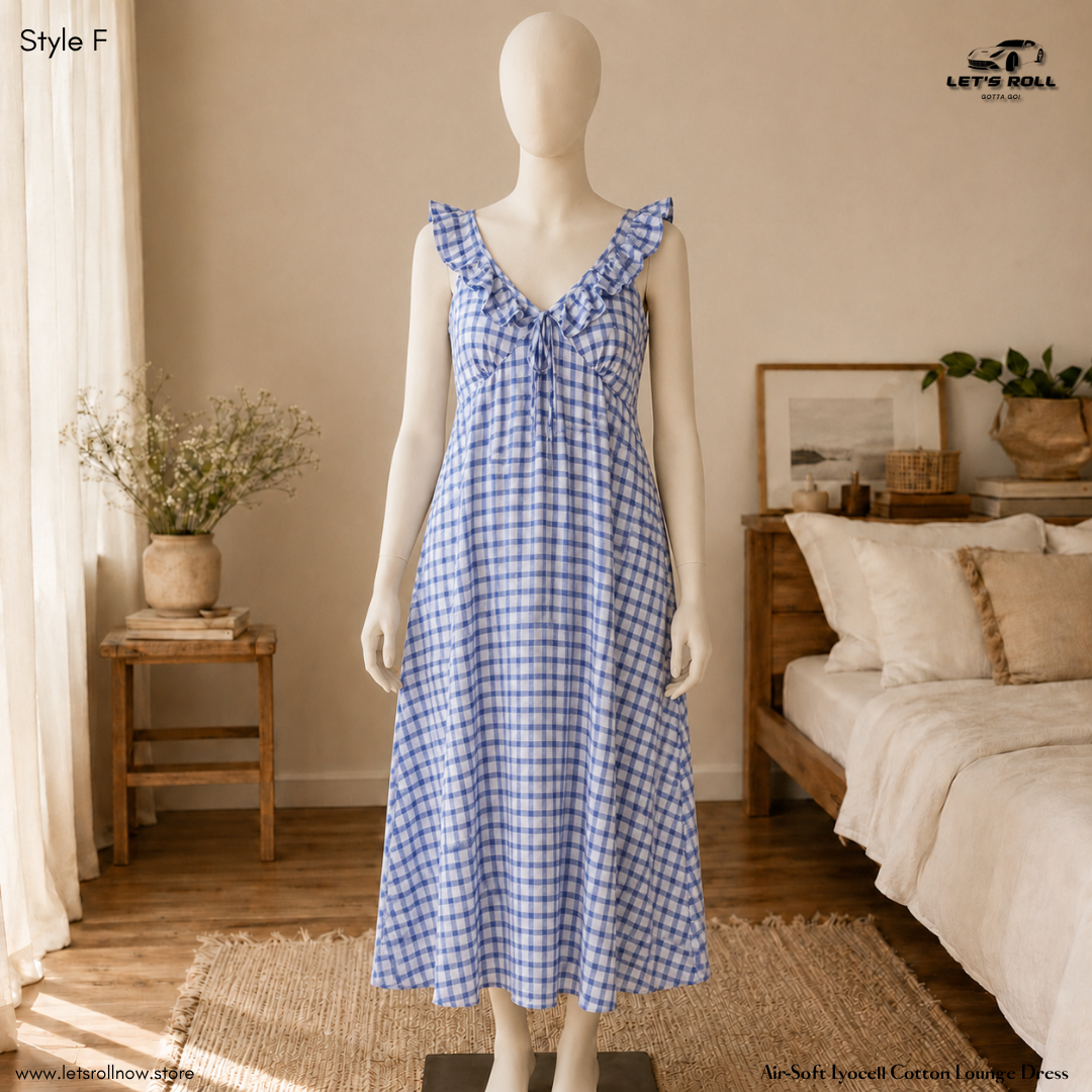 Air-Soft Lyocell Lounge Dress - One Size for All
